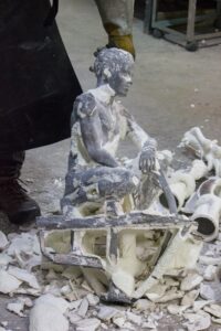 André Desjardins-Moulage Bronze-Sculpture-Procédé